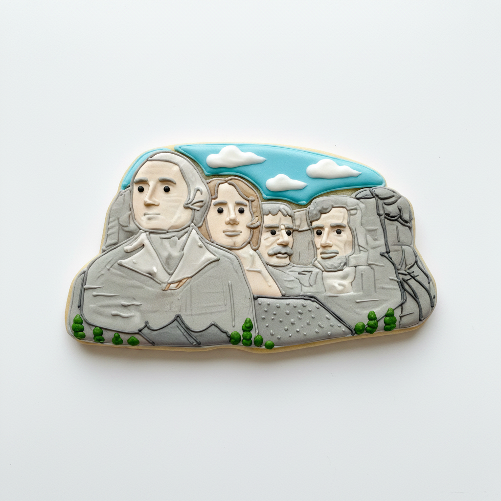 Mount Rushmore Cookie Cutter with Easy Push Design — photo 2