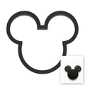 Mouse Head Cookie Cutter with Easy Push Design — main photo