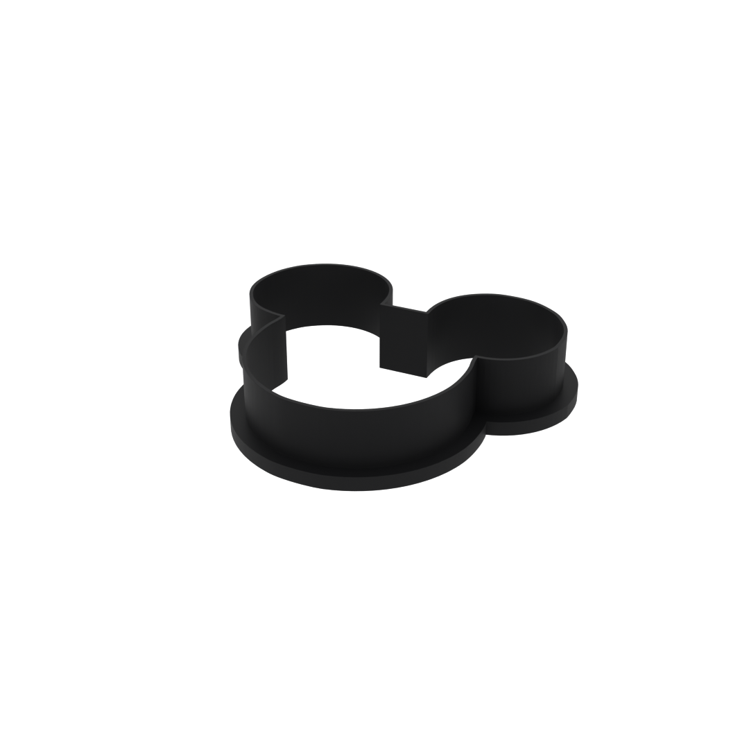 Mouse Head Cookie Cutter with Easy Push Design — photo 4