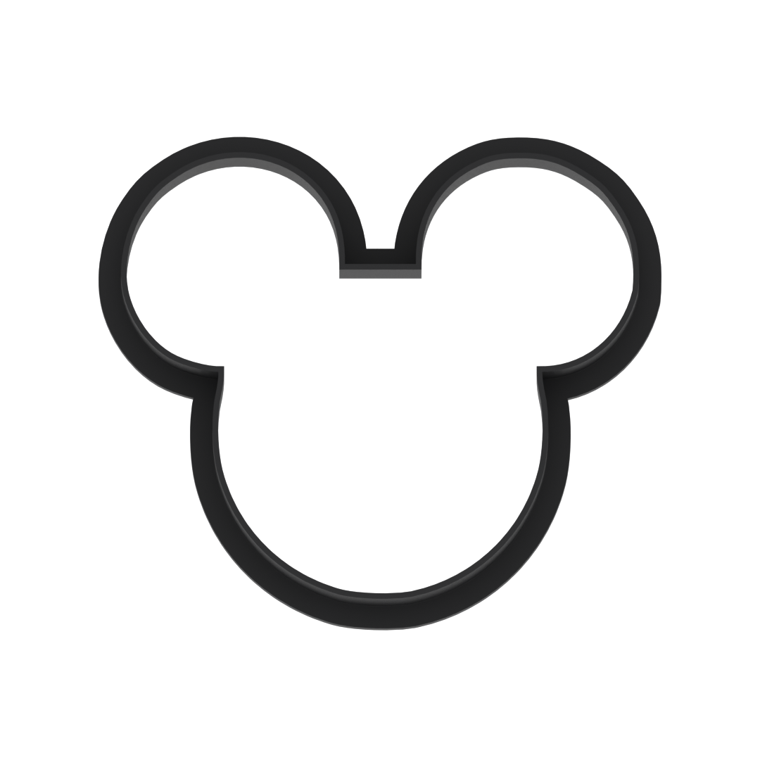 Mouse Head Cookie Cutter with Easy Push Design — photo 5