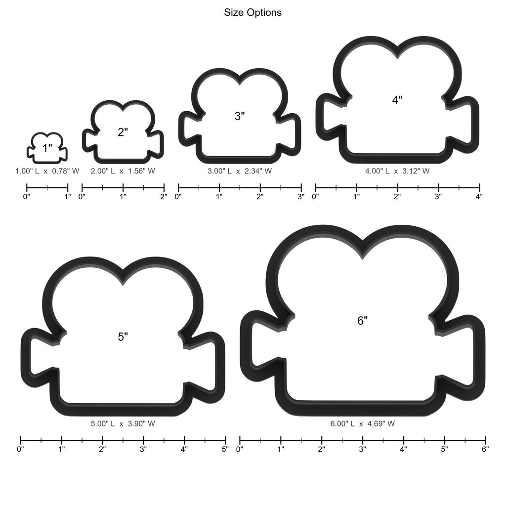 Movie Camera Cookie Cutter with Easy Push Design — photo 5
