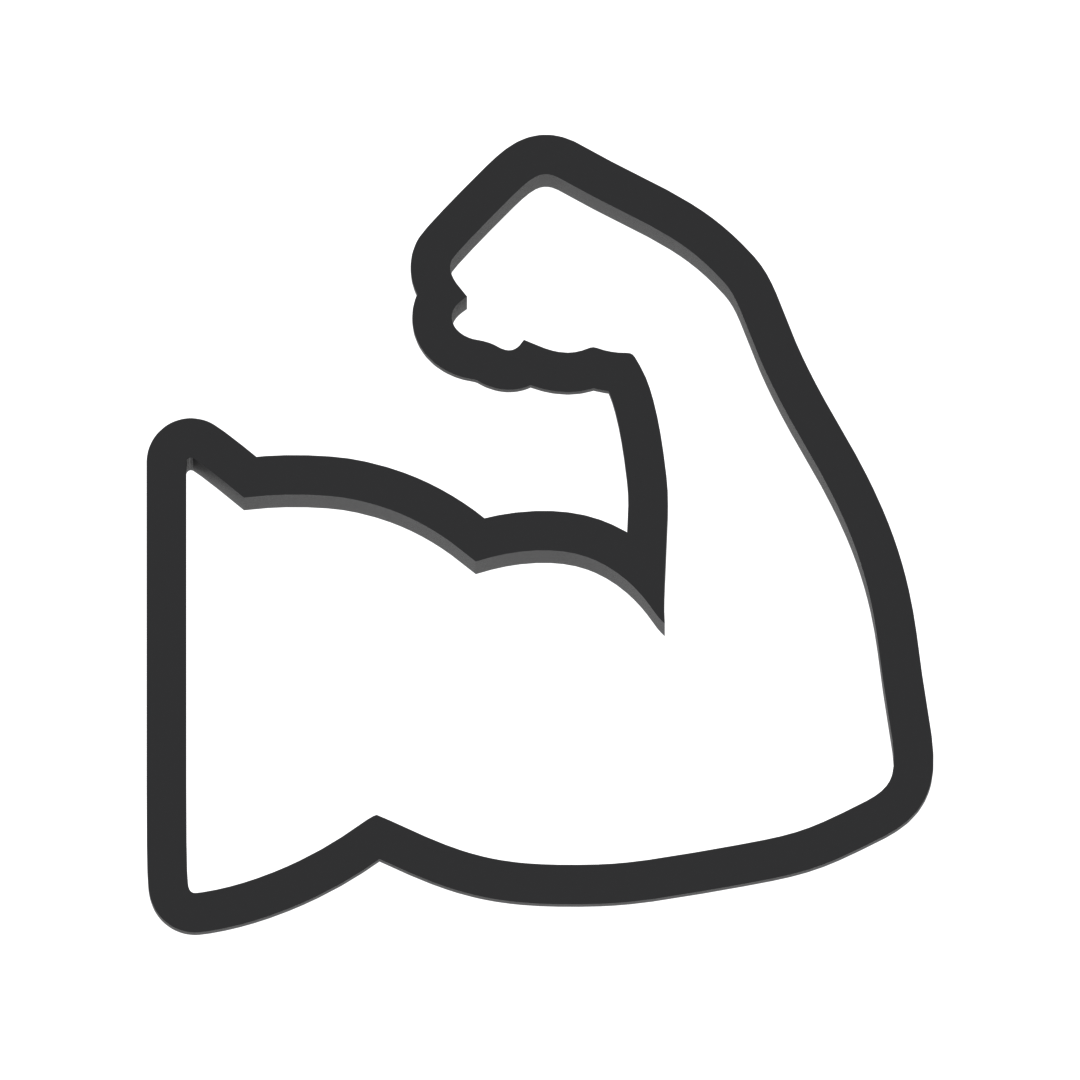 Muscle Arm Cookie Cutter with Easy Push Design — photo 3