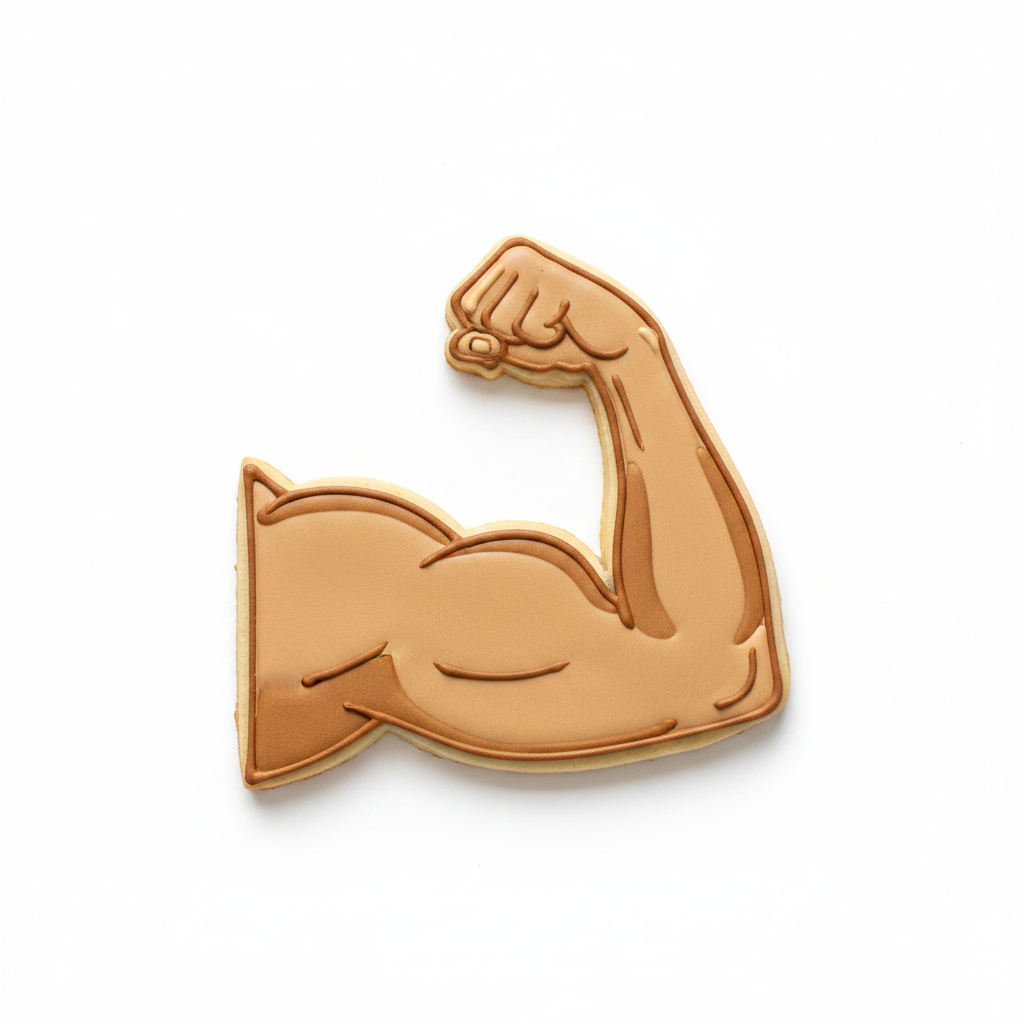 Muscle Arm Cookie Cutter with Easy Push Design — photo 2