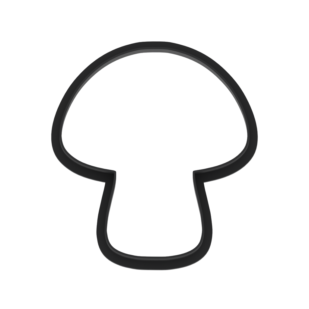 Mushroom Cookie Cutter with Easy Push Design — photo 5
