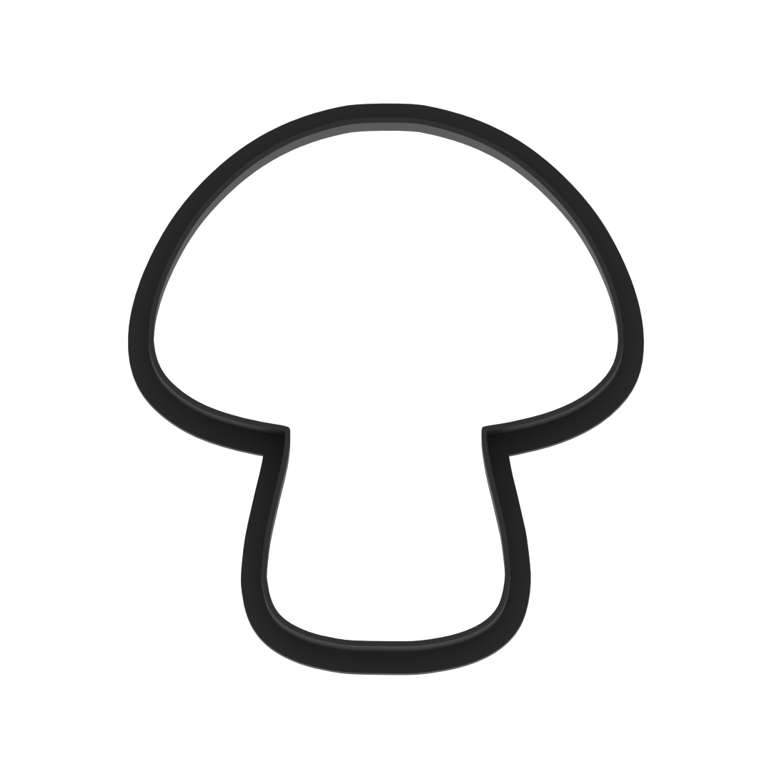 Mushroom Cookie Cutter with Easy Push Design — photo 5