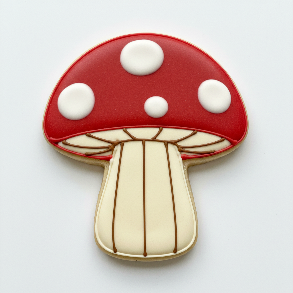 Mushroom Cookie Cutter with Easy Push Design — photo 2