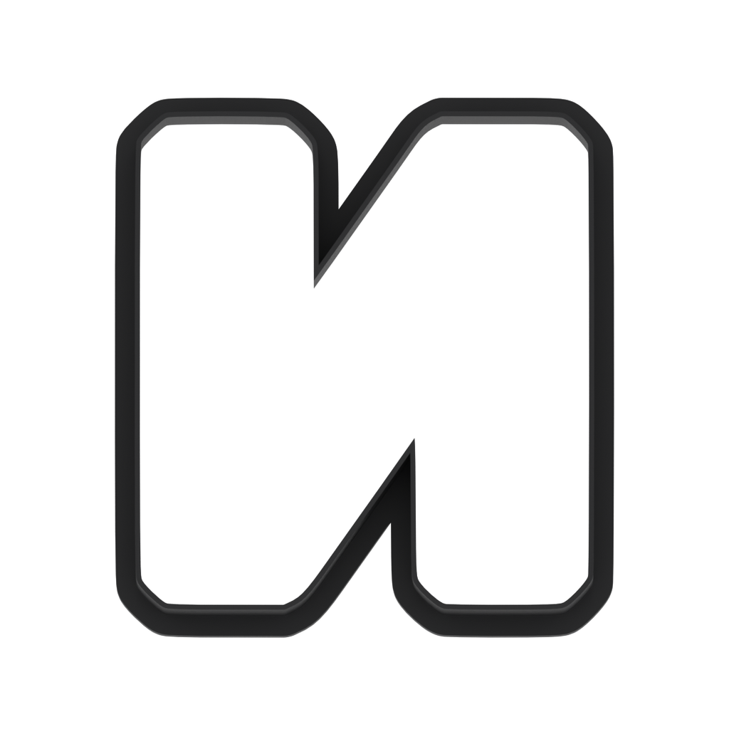 N Capital Block Letter Cookie Cutter with Easy Push Design — photo 6