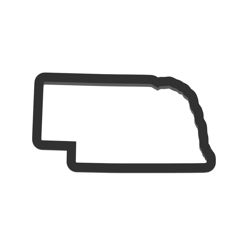 Nebraska State Cookie Cutter with Easy Push Design — photo 3