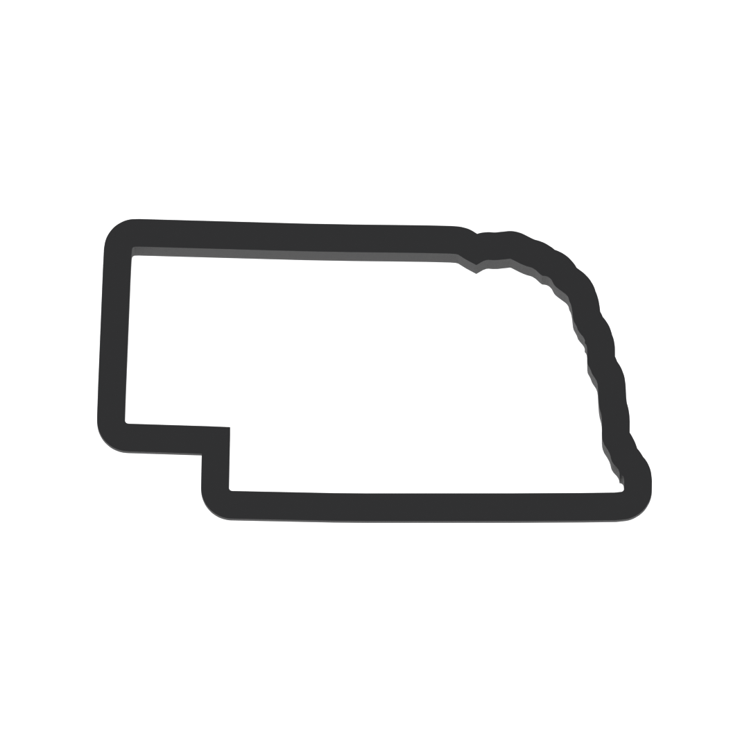 Nebraska State Cookie Cutter with Easy Push Design — photo 3