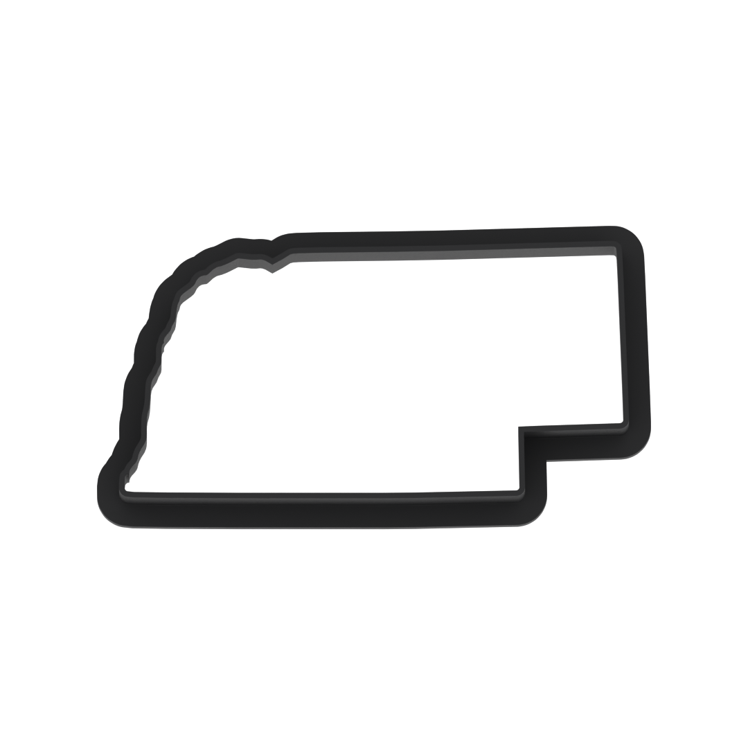 Nebraska State Cookie Cutter with Easy Push Design — photo 6