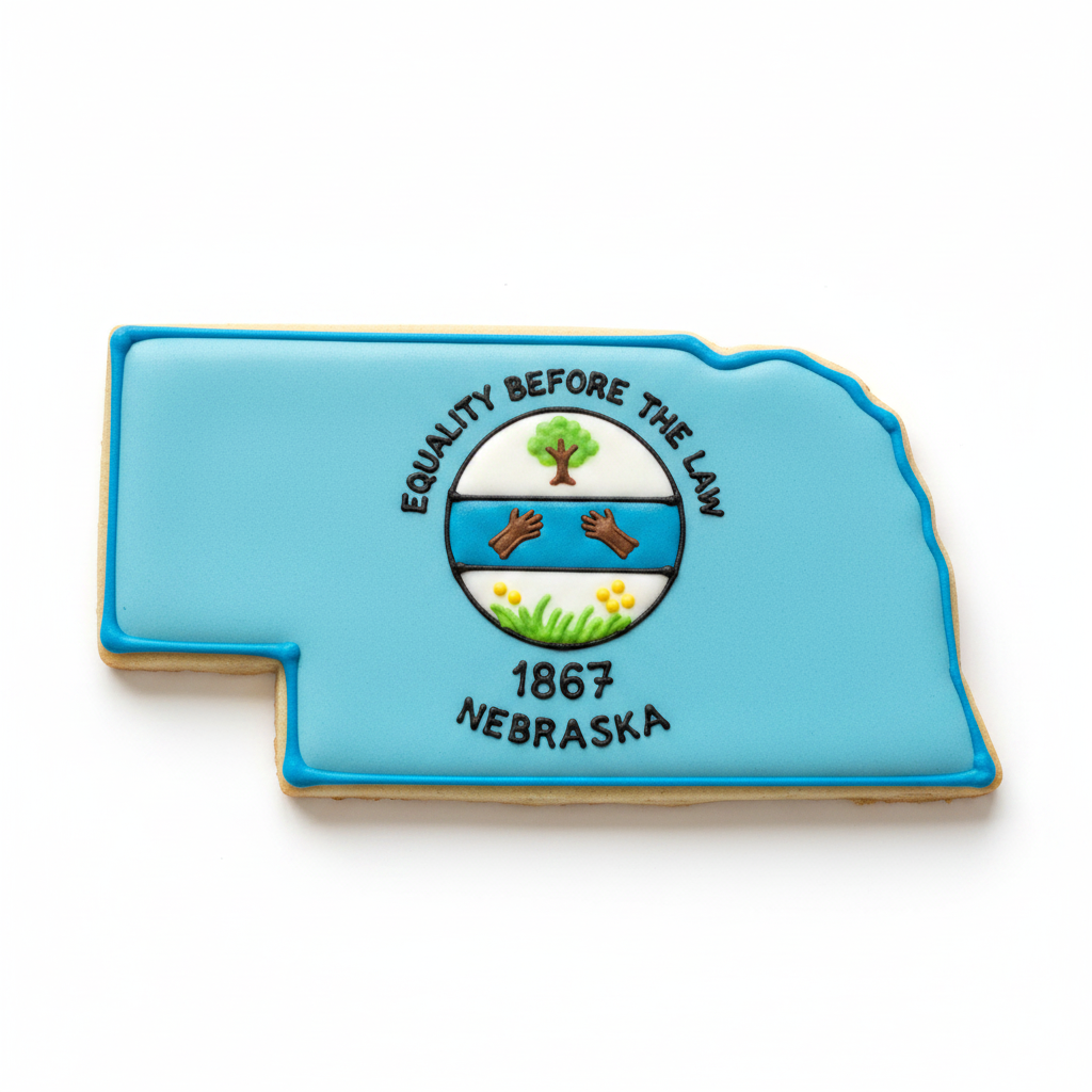 Nebraska State Cookie Cutter with Easy Push Design — photo 2
