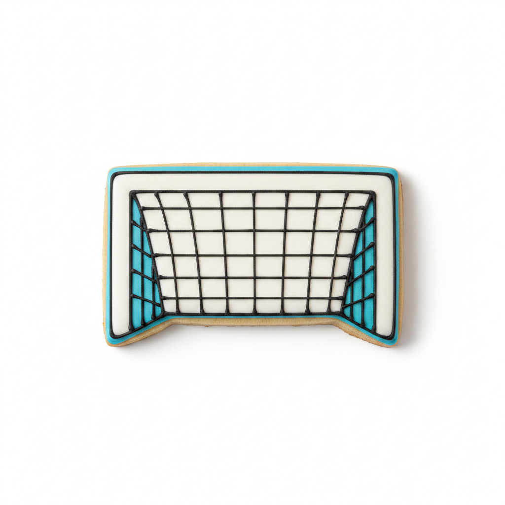 Net Goal Cookie Cutter with Easy Push Design — photo 2