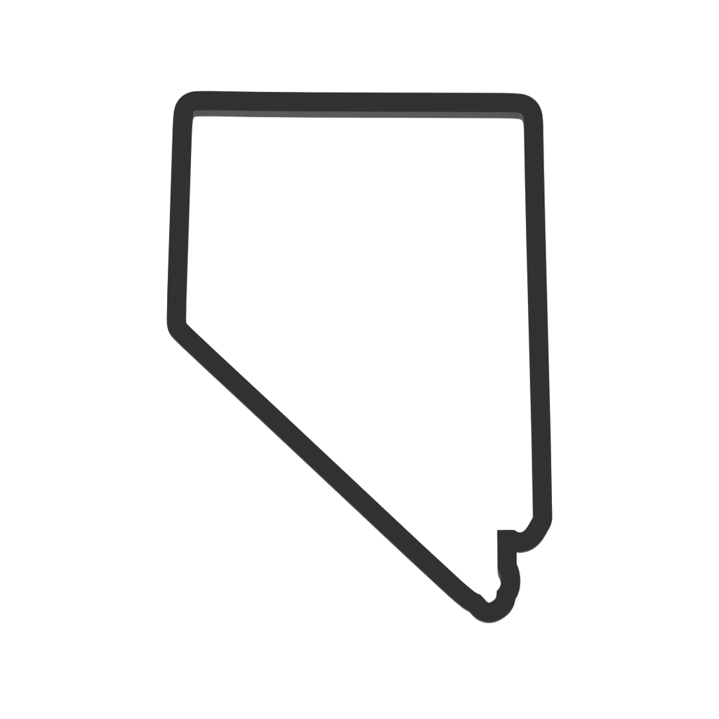 Nevada State Cookie Cutter with Easy Push Design — photo 3