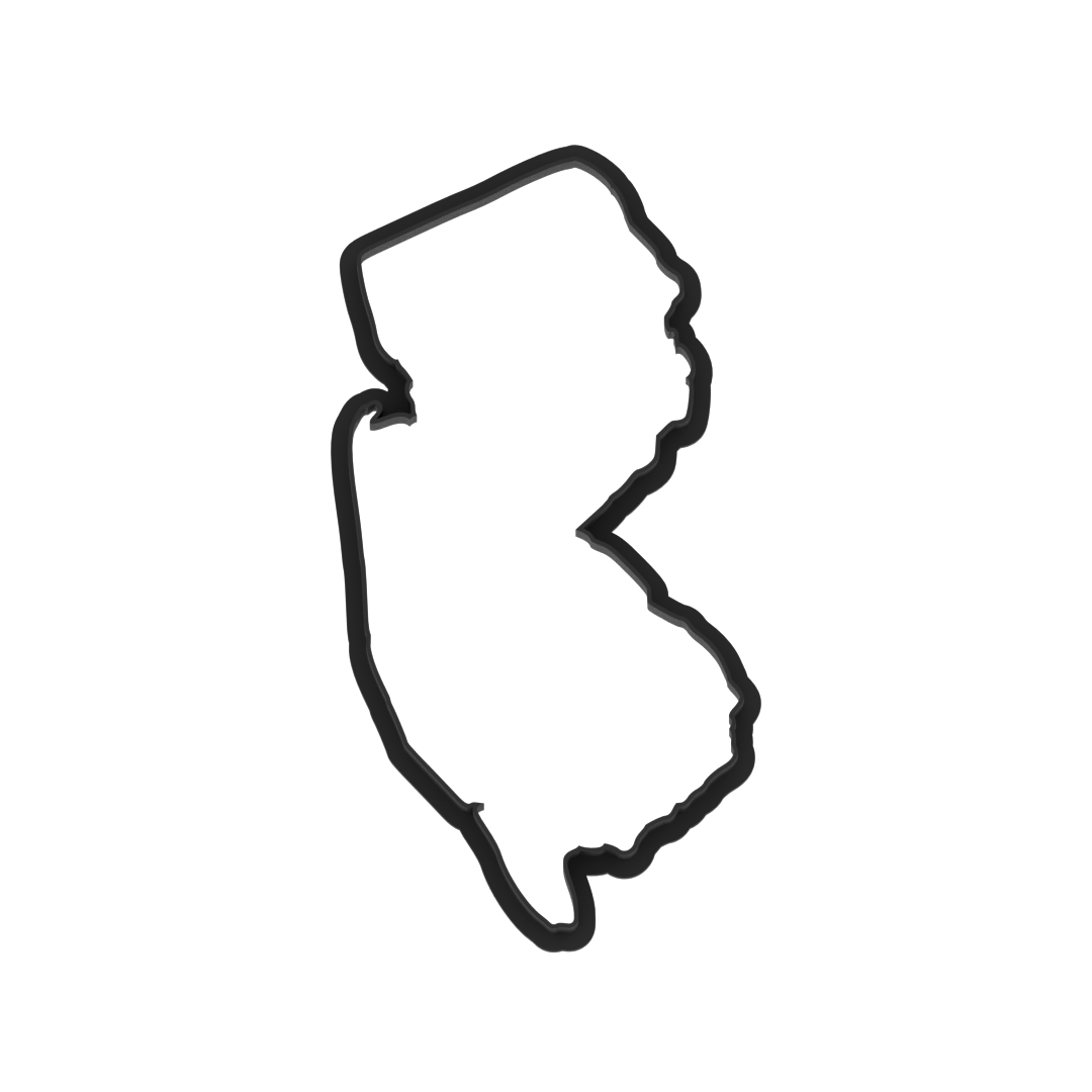 New Jersey State Cookie Cutter with Easy Push Design — photo 6