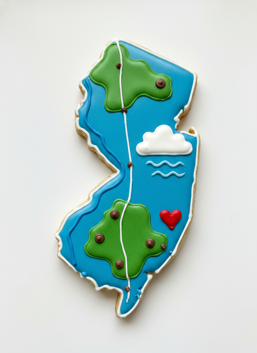 New Jersey State Cookie Cutter with Easy Push Design — photo 2