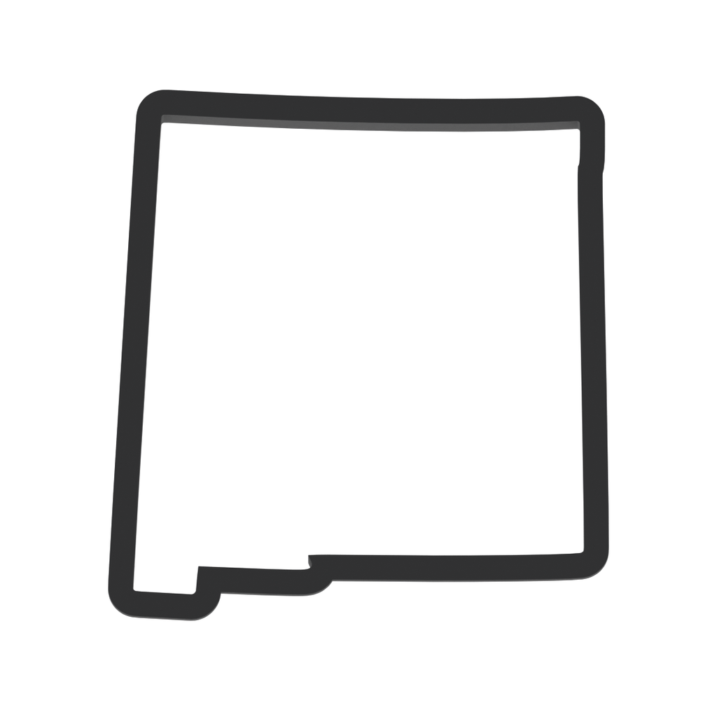 New Mexico State Cookie Cutter with Easy Push Design — photo 3