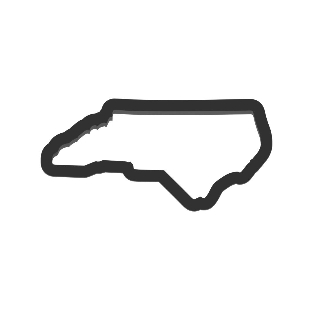 North Carolina State Cookie Cutter with Easy Push Design — photo 3