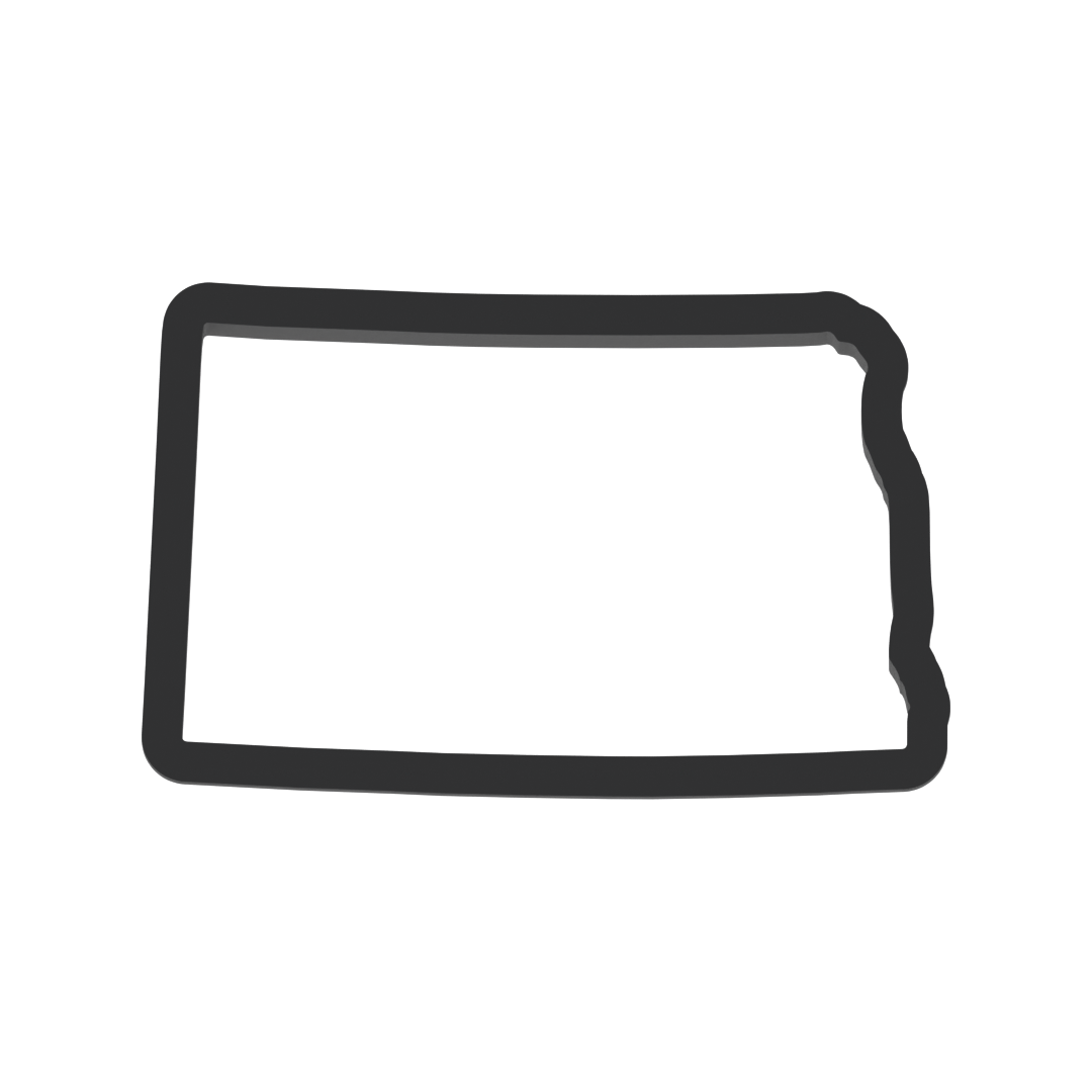 North Dakota State Cookie Cutter with Easy Push Design — photo 3
