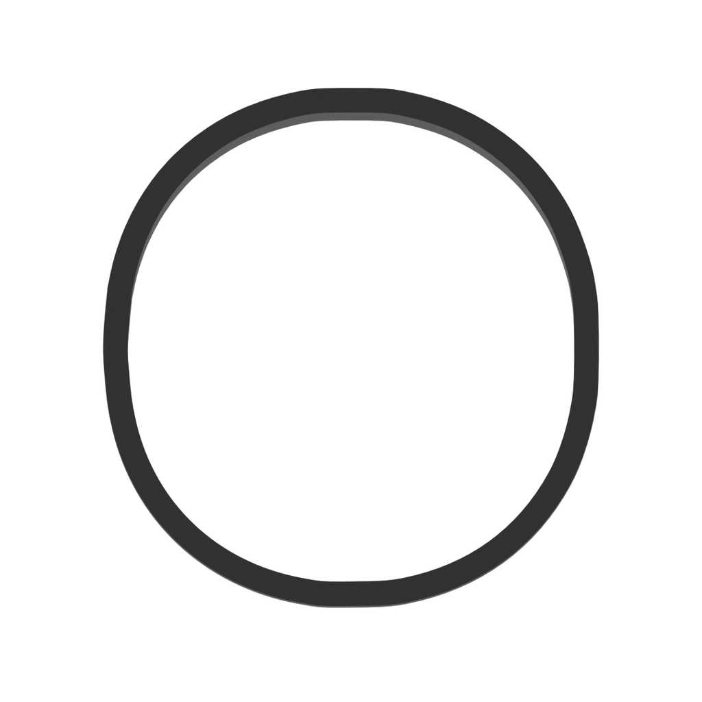O Capital Block Letter Cookie Cutter with Easy Push Design — photo 3