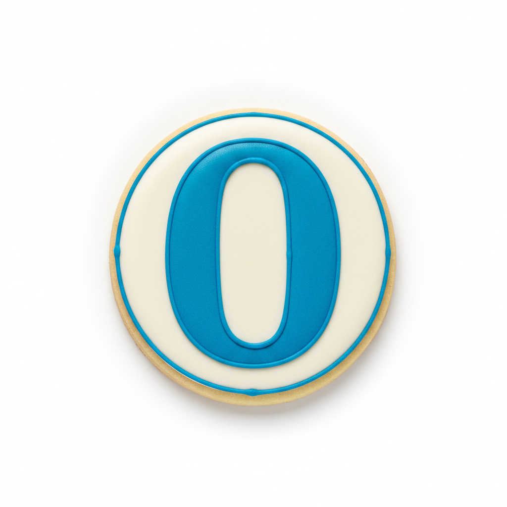 O Capital Block Letter Cookie Cutter with Easy Push Design — photo 2