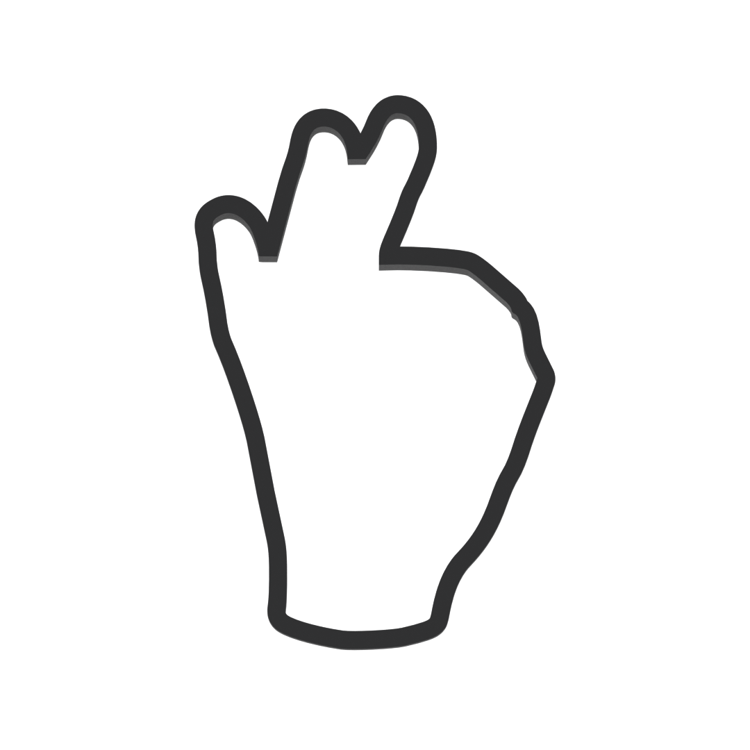 O Sign Language Cookie Cutter with Easy Push Design — photo 3