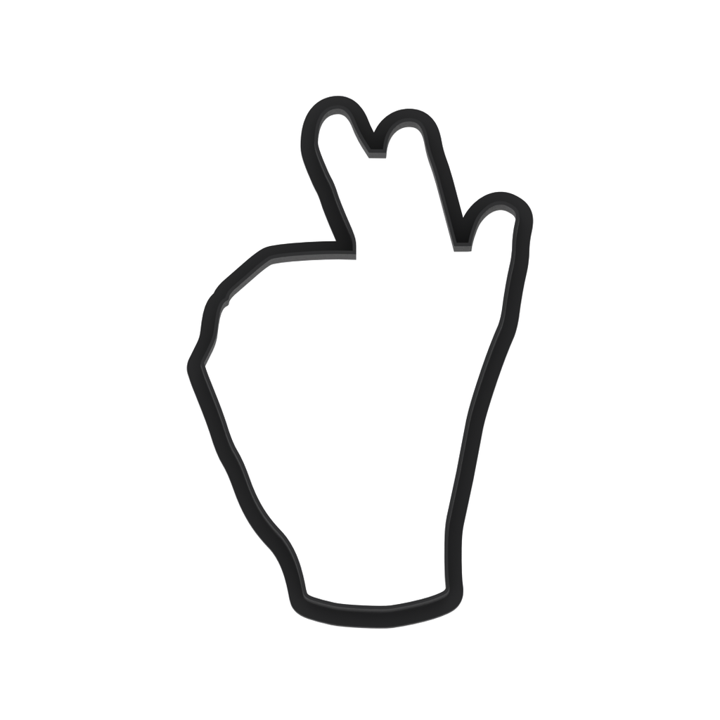 O Sign Language Cookie Cutter with Easy Push Design — photo 5
