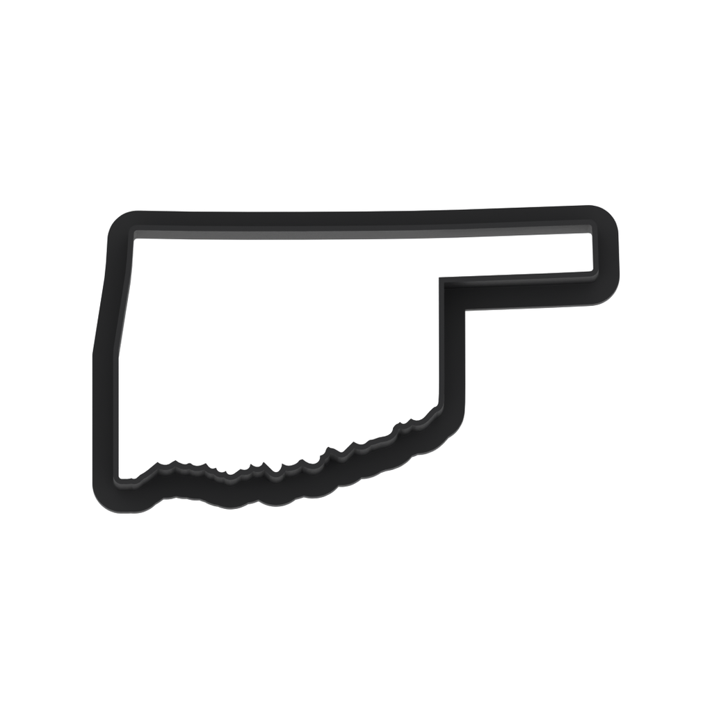 Oklahoma State Cookie Cutter with Easy Push Design — photo 6