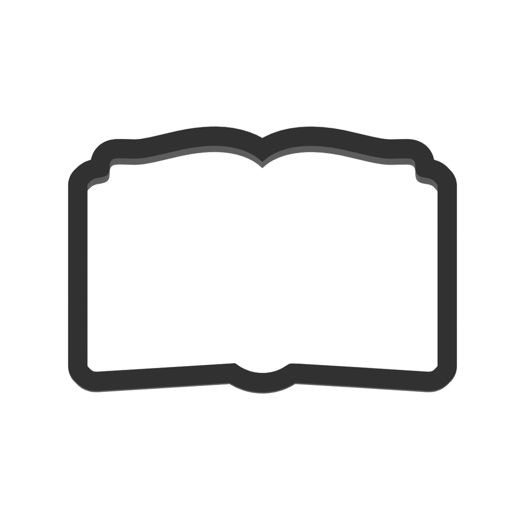 Open Book Cookie Cutter with Easy Push Design — photo 3
