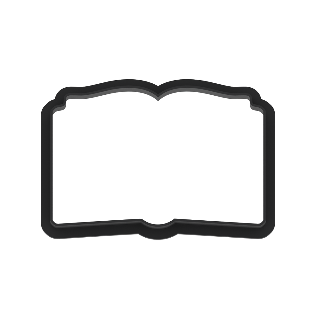 Open Book Cookie Cutter with Easy Push Design — photo 6
