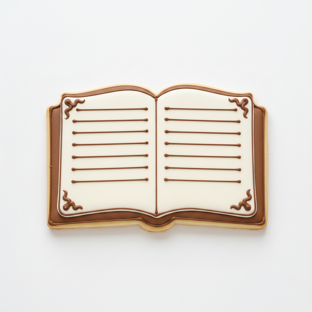 Open Book Cookie Cutter with Easy Push Design — photo 2