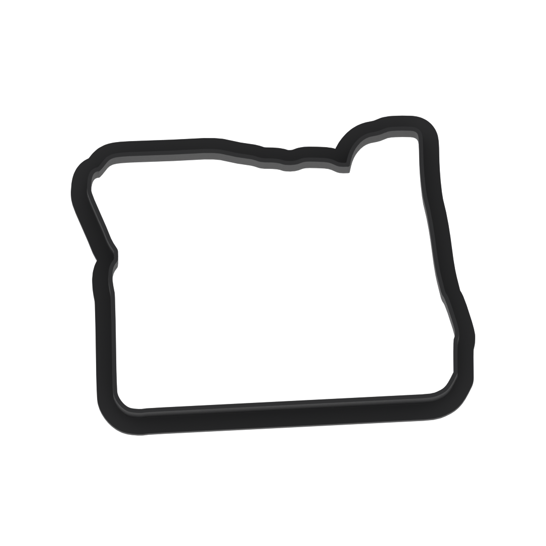 Oregon State Cookie Cutter with Easy Push Design — photo 5