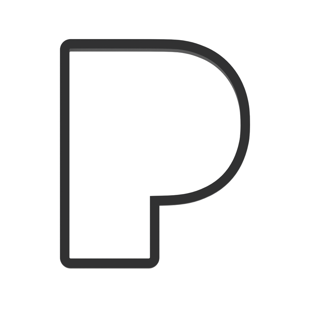 P Capital Block Letter Cookie Cutter with Easy Push Design — photo 3