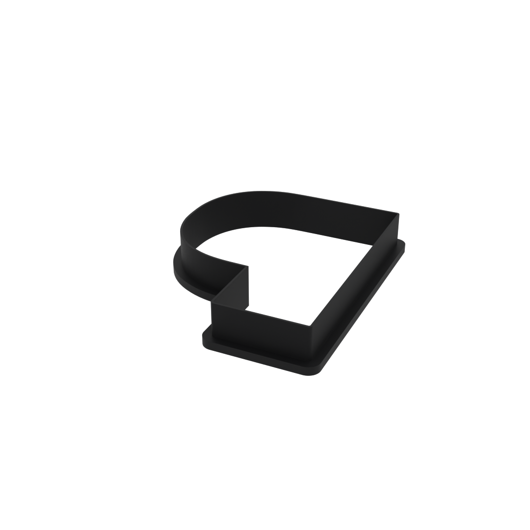 P Capital Block Letter Cookie Cutter with Easy Push Design — photo 4