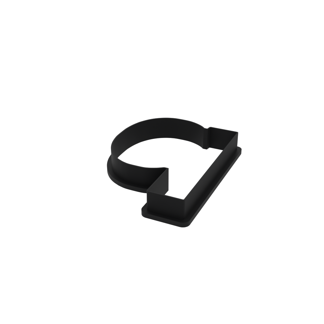 p Lowercase Block Letter Cookie Cutter with Easy Push Design — photo 4