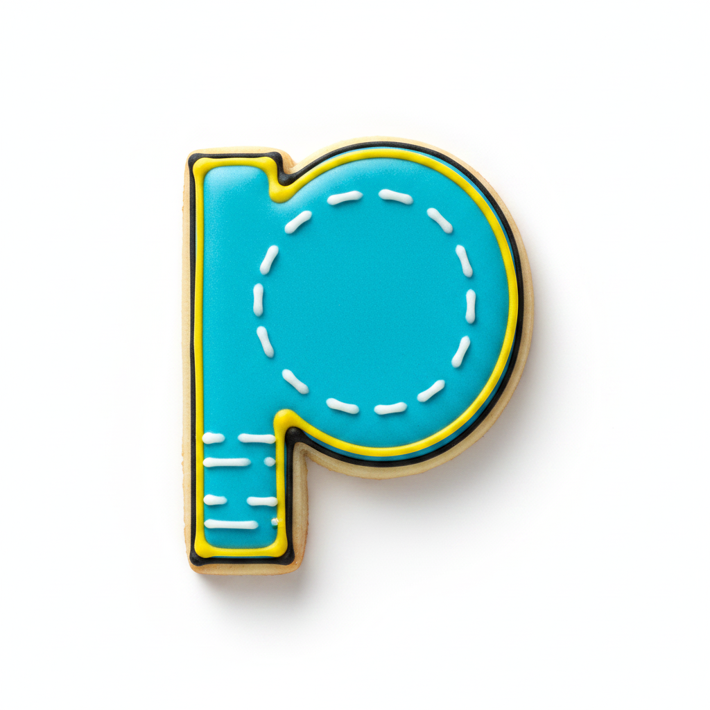 p Lowercase Block Letter Cookie Cutter with Easy Push Design — photo 2