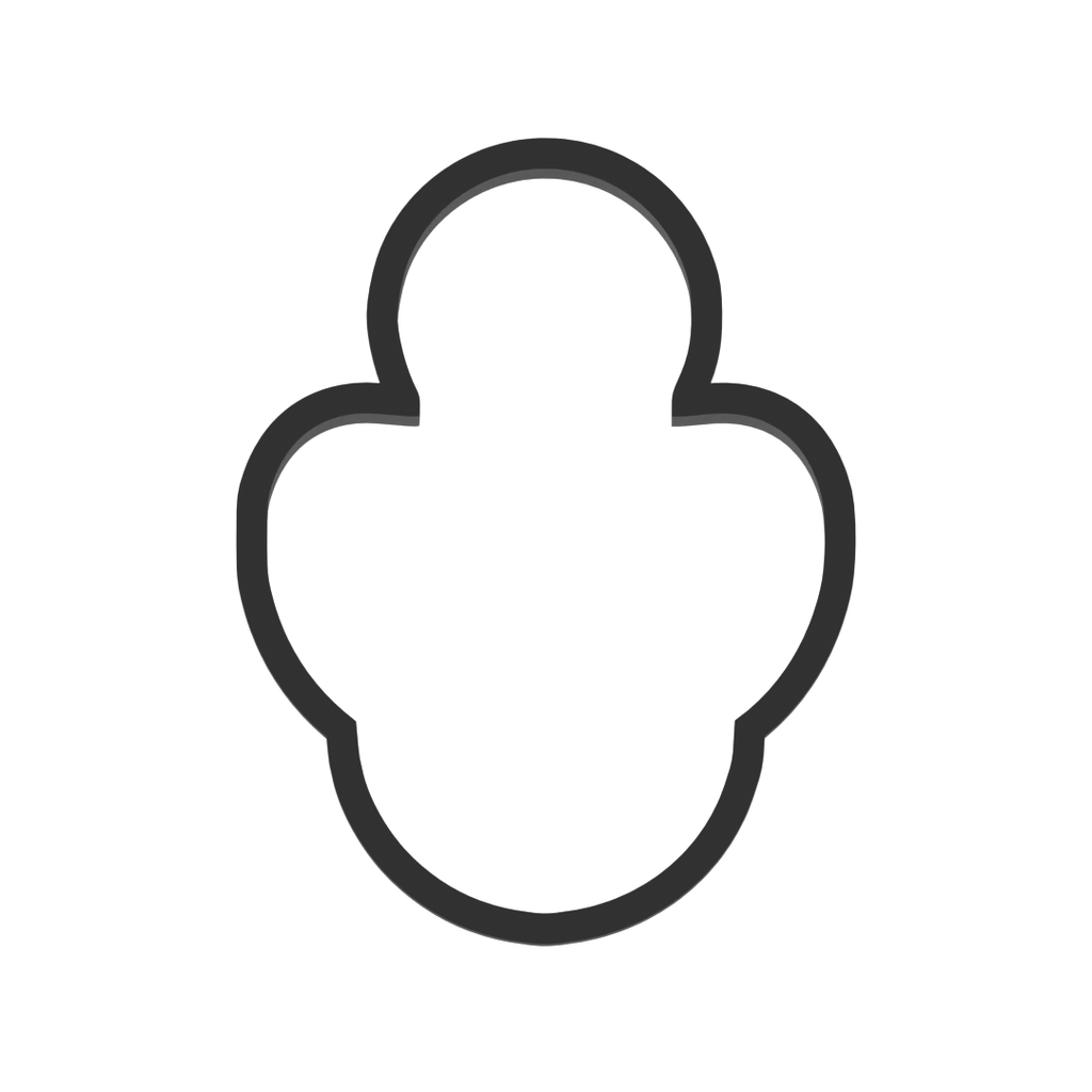 Pacifier Cookie Cutter with Easy Push Design — photo 3