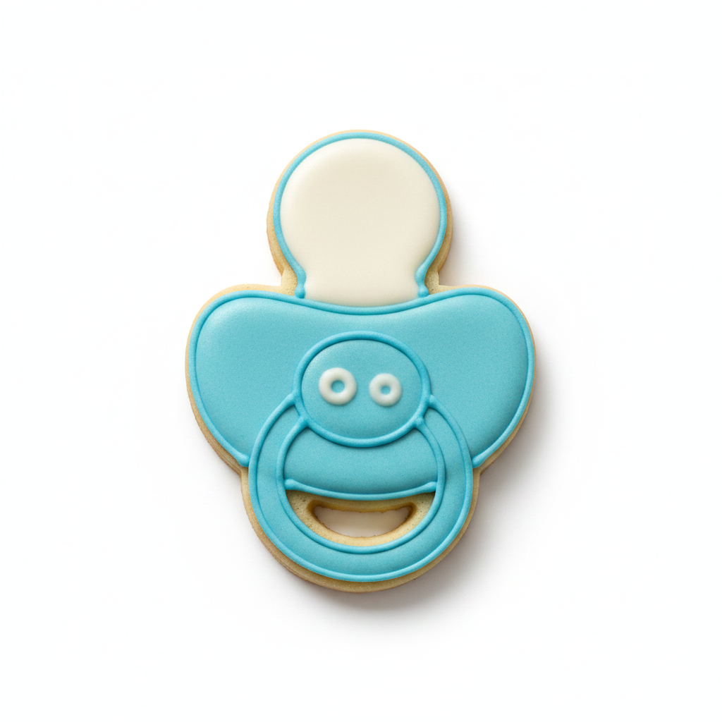 Pacifier Cookie Cutter with Easy Push Design — photo 2