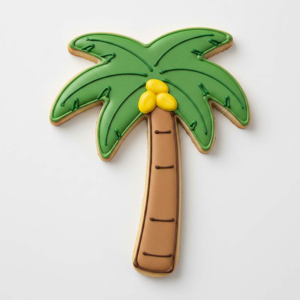 Palm Tree Cookie Cutter with Easy Push Design — photo 2