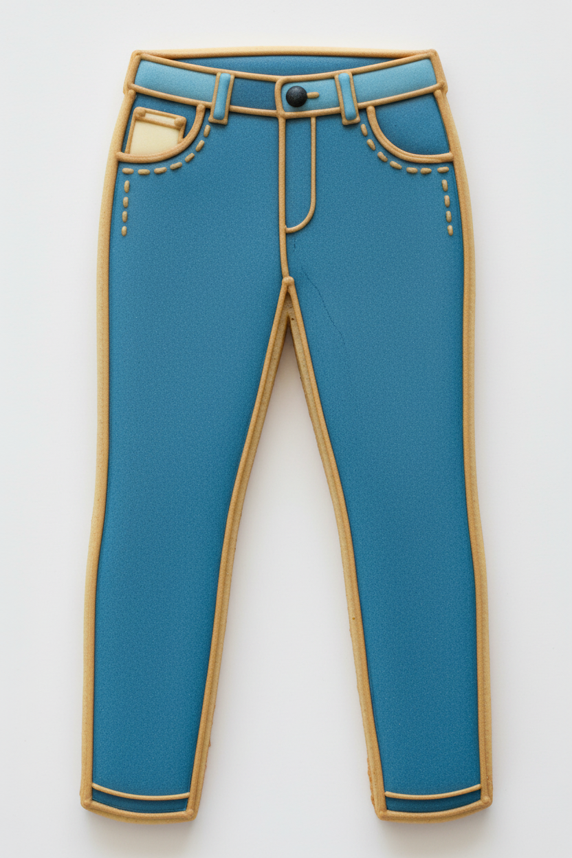 Pants Cookie Cutter with Easy Push Design — photo 2