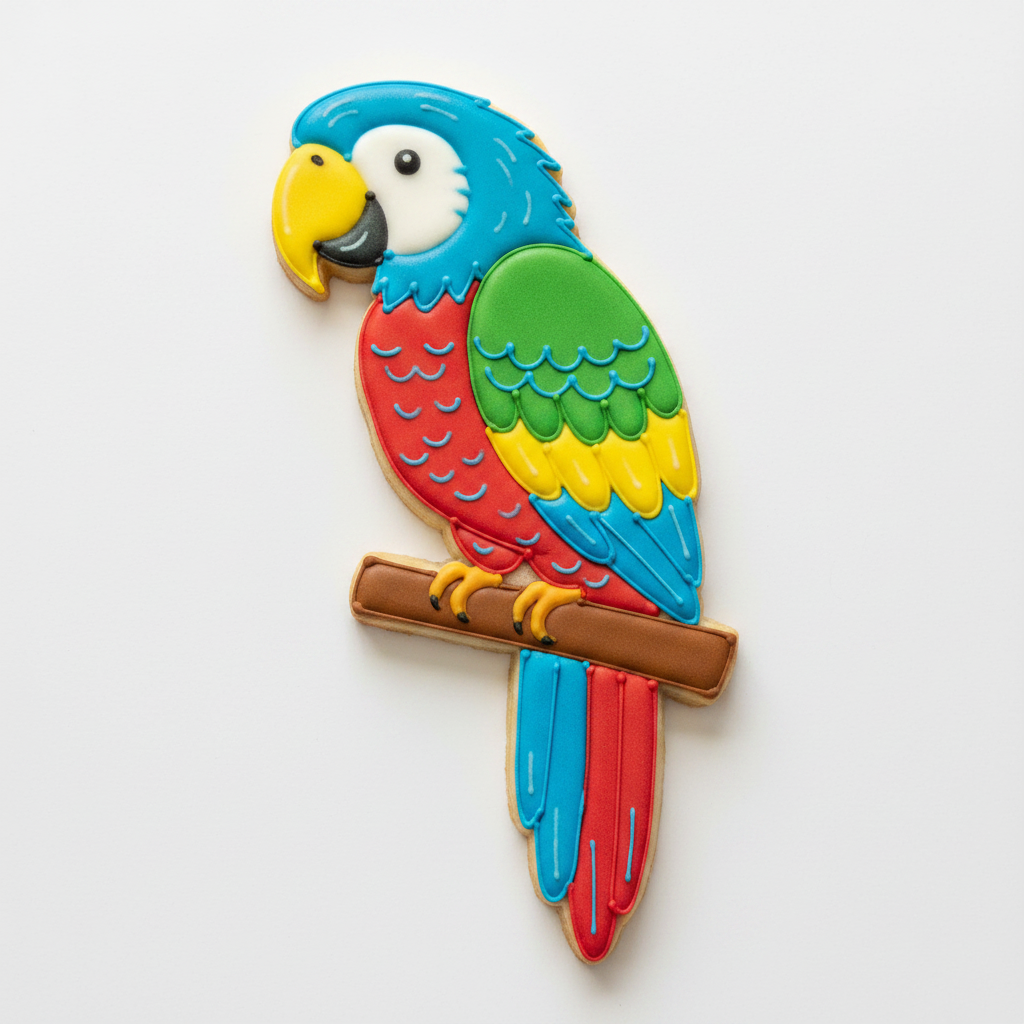 Parrot Cookie Cutter with Easy Push Design — photo 2