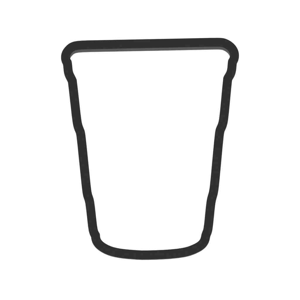 Party Cup Cookie Cutter with Easy Push Design — photo 3