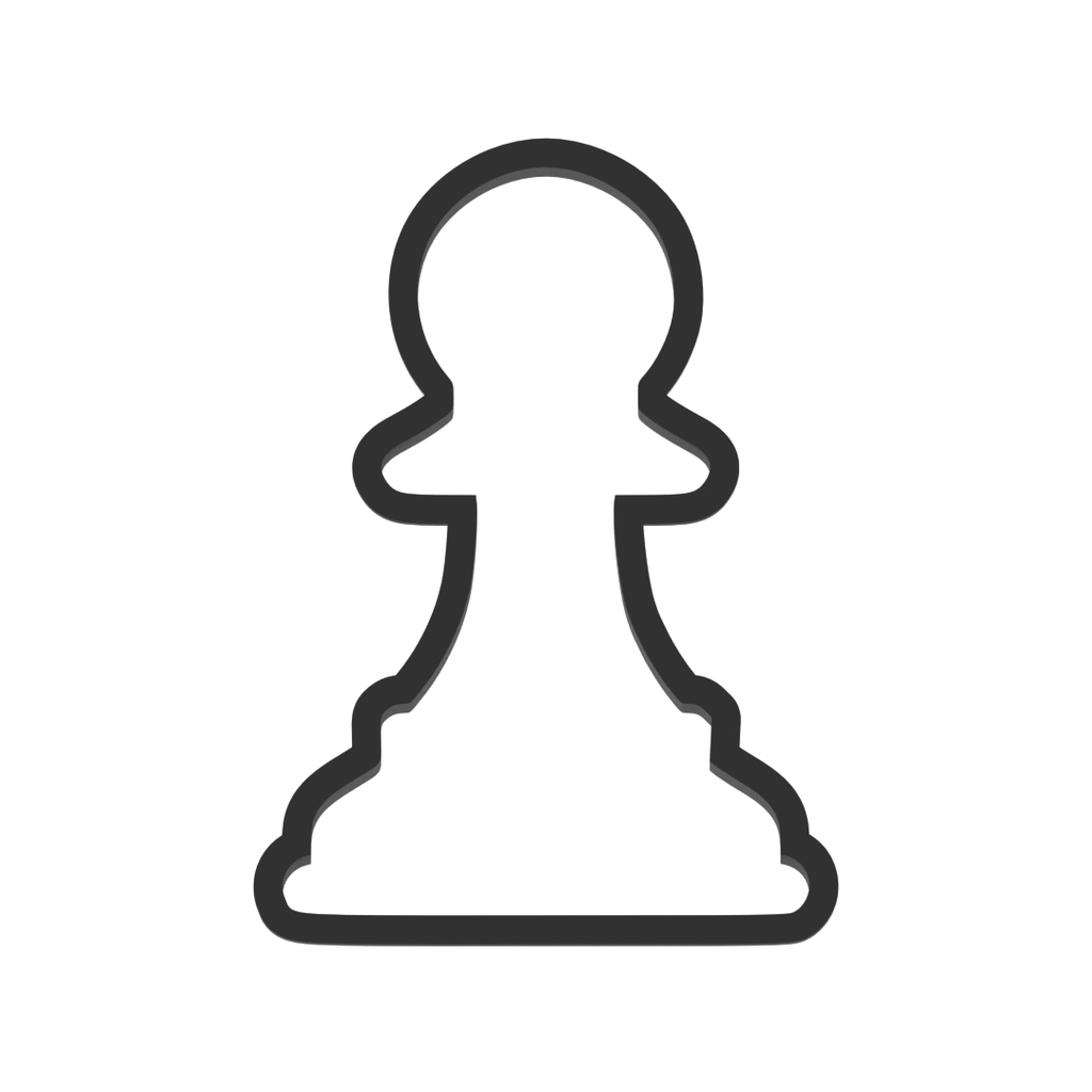 Pawn Chess Piece Cookie Cutter with Easy Push Design — photo 3