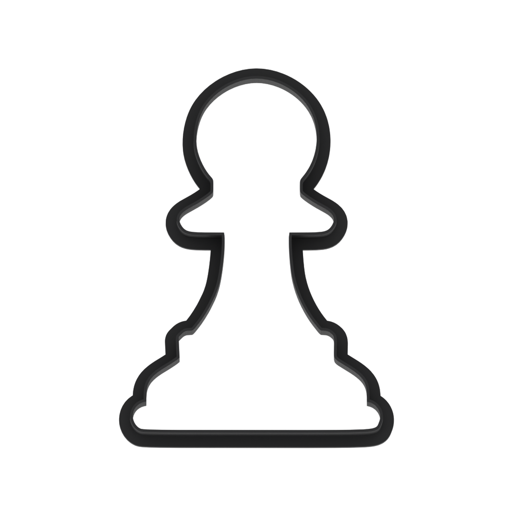 Pawn Chess Piece Cookie Cutter with Easy Push Design — photo 5