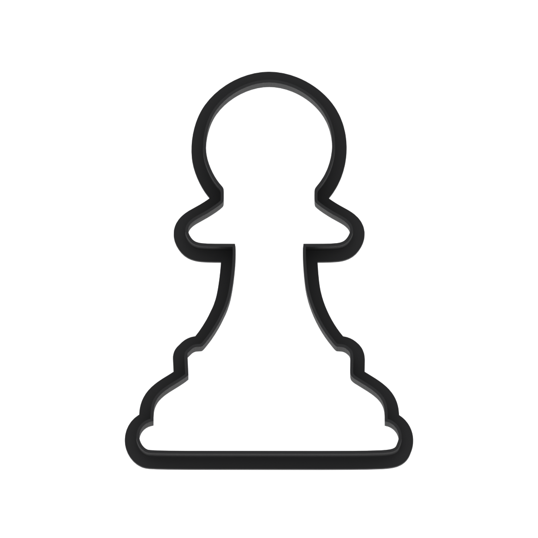 Pawn Chess Piece Cookie Cutter with Easy Push Design — photo 5