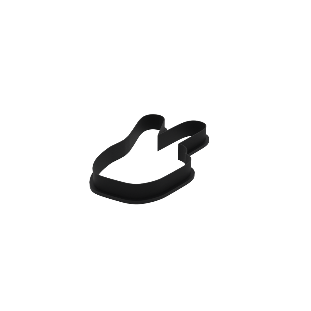 Peace Sign Fingers Cookie Cutter with Easy Push Design — photo 4