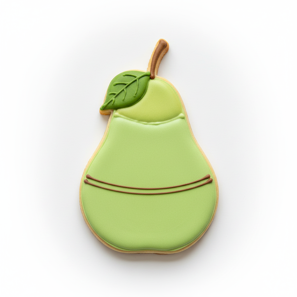 Pear Cookie Cutter with Easy Push Design — photo 2