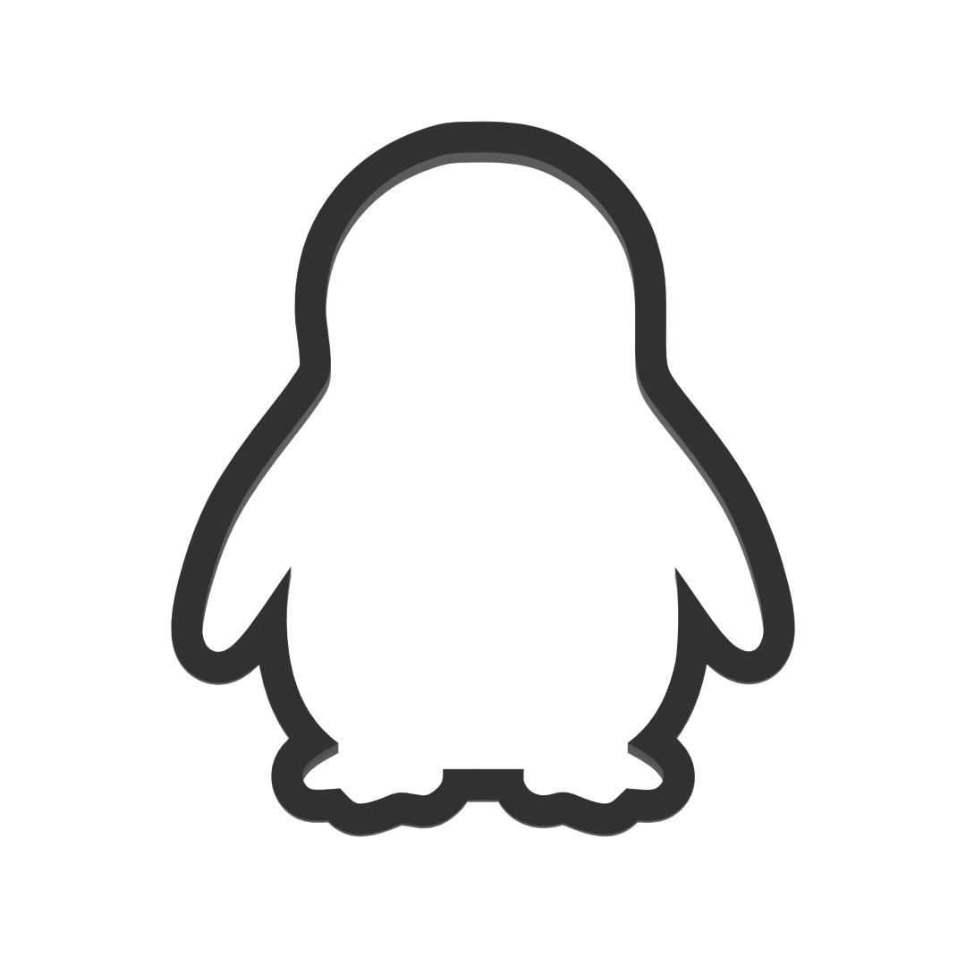 Penguin Cookie Cutter with Easy Push Design — photo 3
