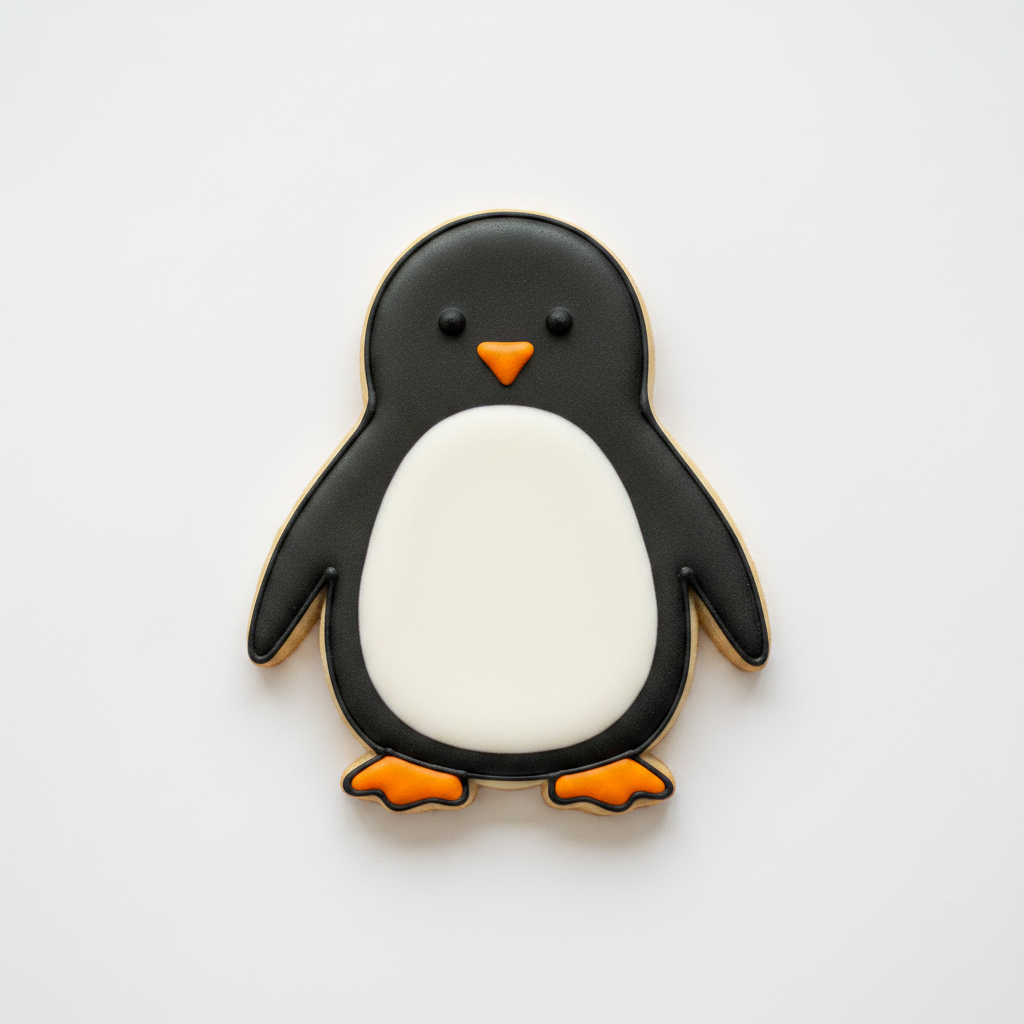 Penguin Cookie Cutter with Easy Push Design — photo 2