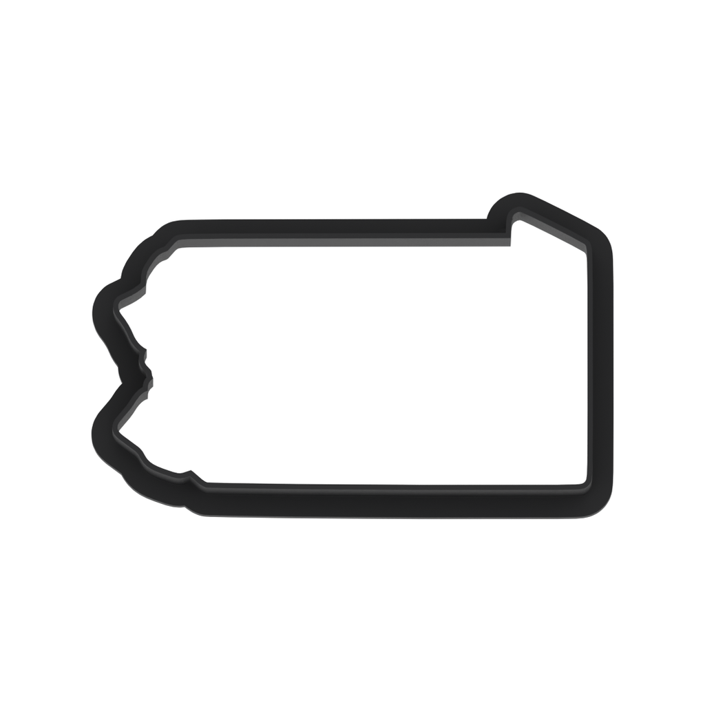 Pennsylvania State Cookie Cutter with Easy Push Design — photo 6