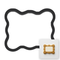 Picture Frame Cookie Cutter with Easy Push Design — main photo